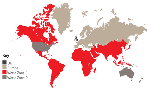 Shipping Zones