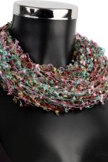 Handmade "Net" scarf YS275