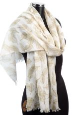 Leaf Print Scarf