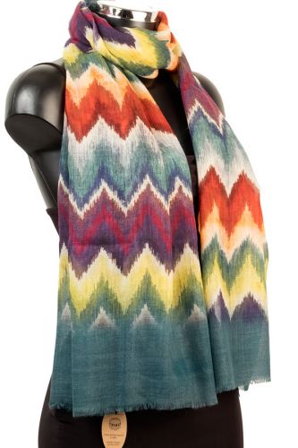 Printed Fine Wool Pashmina