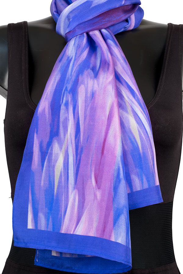 Blue Silk Scarf | Pink Silk Scarves | 10% off first order